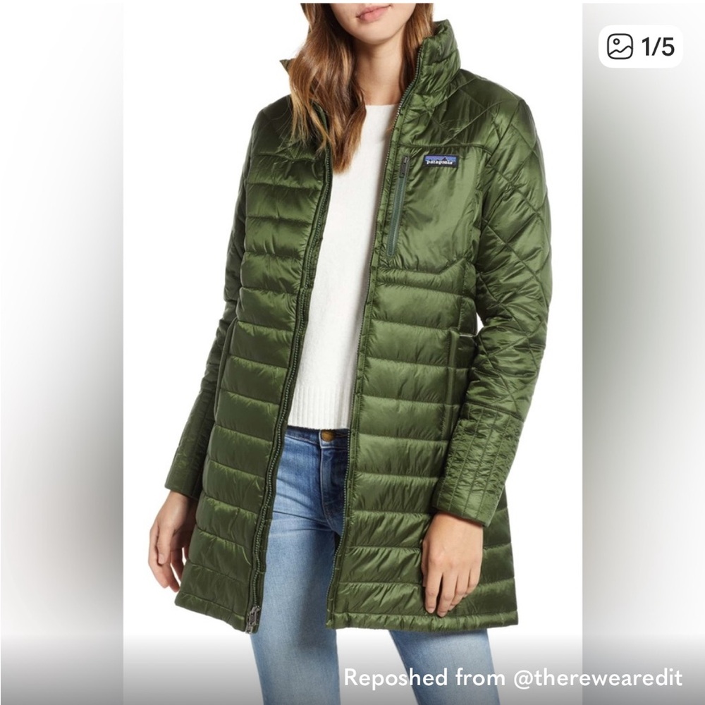 Patagonia Radalie Coat Sage Khaki Size Small